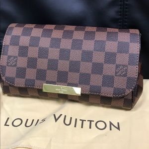 Authentic Louis Vuitton Favorite Pm Damier Ebene